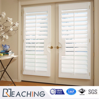 Beautiful White Color Shutter Window with Handle Factory Manufacturer