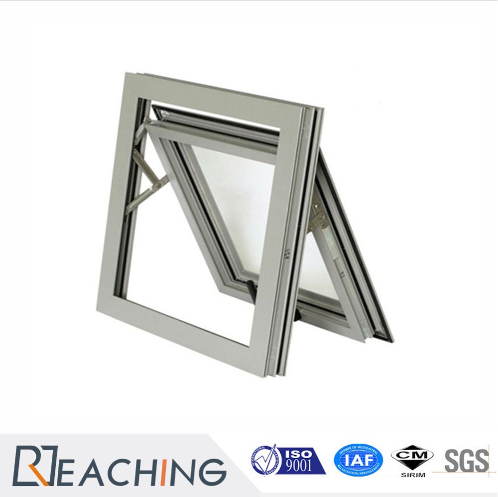 Ventana de aluminio del toldo de la rotura termal de cristal doble barata del surtidor de China para la casa residencial
